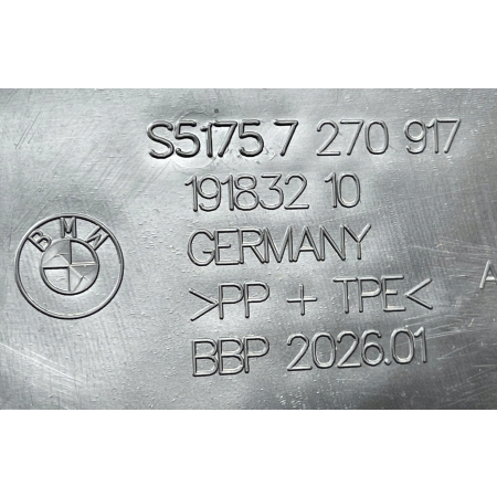 BMW i01 i3 TRÓJKĄT OSŁONA NADKOLE LEWY PRZÓD 7270917