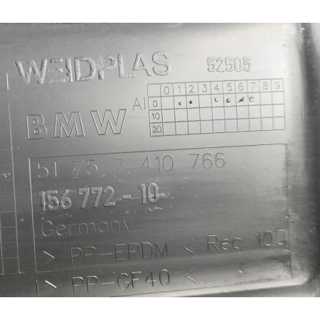 OSŁONA PODWOZIA TYŁ TYLNA MINI COUNTRYMAN SE F60 BMW F45 LIFT 7410766