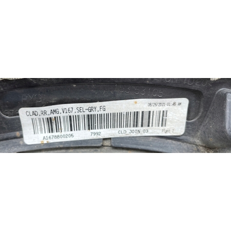 K77 MERCEDES GLE 63 AMG W167 LISTWA BŁOTNIKA TYŁ PRAWA A1678800205