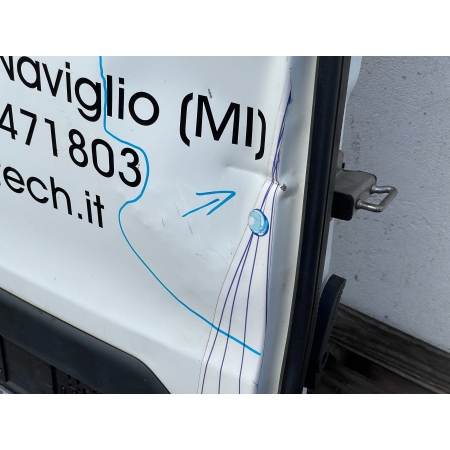 B2 TRANSIT CUSTOM 2013 - DRZWI LEWE TYŁ KOMPLETNE