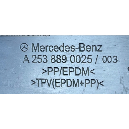MERCEDES GLC 253 OSŁONA WYGŁUSZENIE BŁOTNIKA LEWE PRZÓD A2538890025