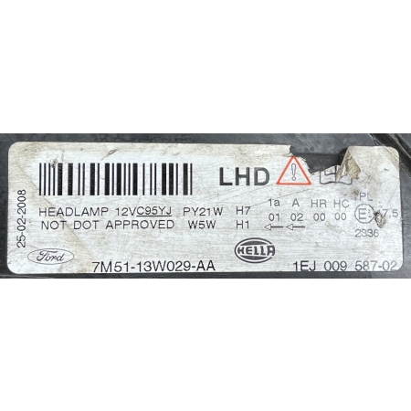 FORD C-MAX MK1 LIFT LAMPA PRAWA PRZÓD PRZEDNIA 7M51-13W029-AA