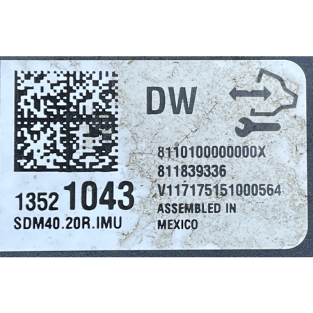 O2 CADILLAC ESCALADE IV 2014 -  STEROWNIK MODUŁ PODUSZEK AIRBAG 13521043