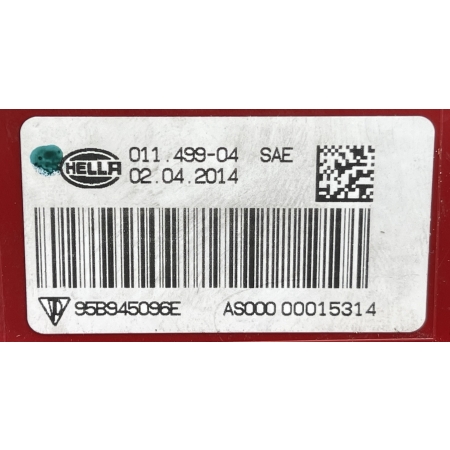 B1 PORSCHE MACAN S 2015 LAMPA PRAWA TYŁ TYLNA USA  95B945096E