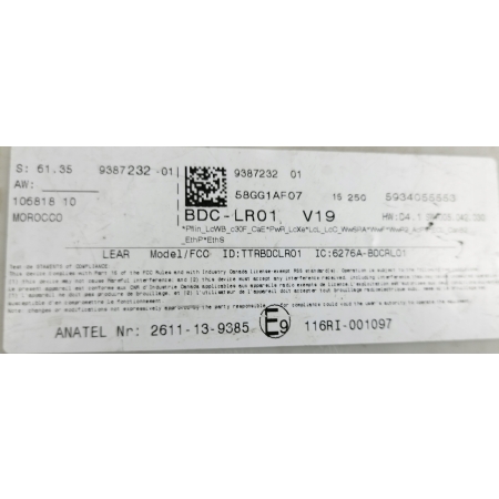 M45 MODUŁ STEROWNIK BDC FEM BMW X1 F48 9387232