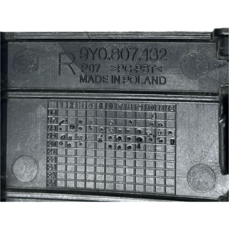 # K131 PORSCHE CAYENNE III 9Y ZAŚLEPKA HAKA KOSZYKI PDC PRZÓD 9Y0807155