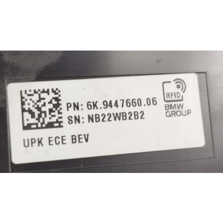PODKŁADKA TABLICY REJESTRACYJNEJ BMW i4 G26 M-PAKIET 9447660