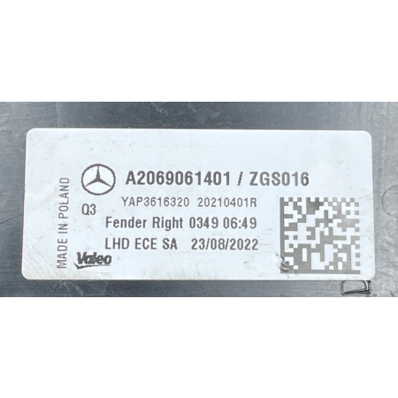 MERCEDES C-KLASA 206 KOMBI LED LAMPA TYLNA PRAWA TYŁ A2069061401 23.08.2022