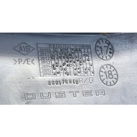 DACIA DUSTER LISTWA BŁOTNIKA LEWA PRZÓD 960178918R