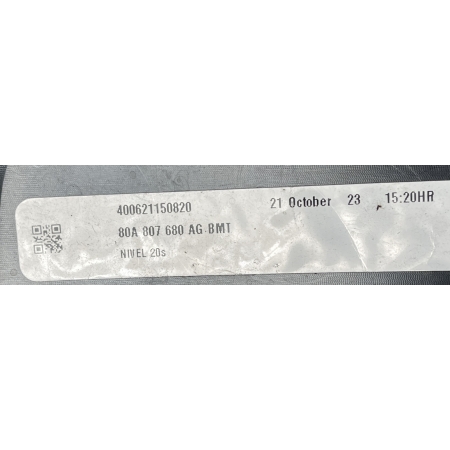 AUDI Q5 II 80A S-LINE KRATKA PRAWA ZDERZAKA PRZÓD 80A807680AG 80A807680H