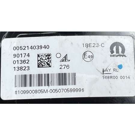 1 FIAT 500E II 2020 - HALOGEN LED DRL ŚWIATŁO DZIENNE PRAWY 00521403940