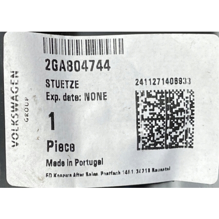 VW T-ROC WZMOCNIENIE WSPORNIK BŁOTNIKA PRAWY TYŁ 2GA804744 2GA804750