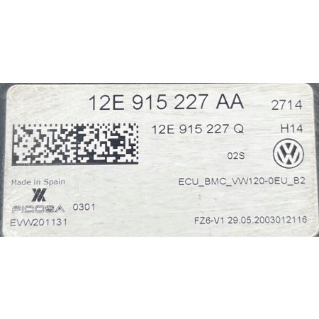 VW E-UP STEROWNIK AKUMULATORA 12E915227AA