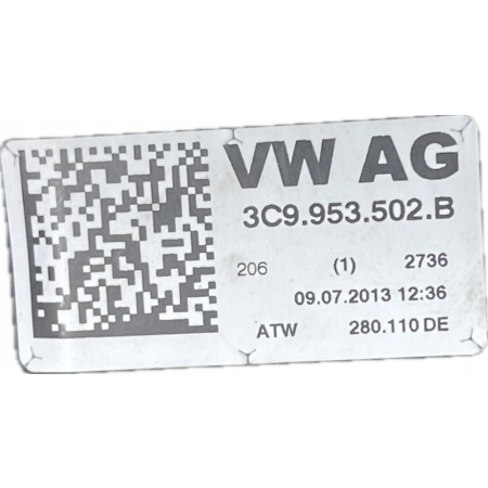 VW PASSAT B7 KOMBI PRZEŁĄCZNIK PAJĄK 3C9953501BG 3C9953502B 09.07.2013