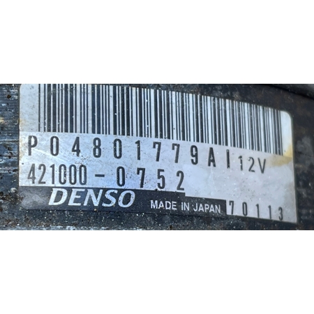 P7 DODGE CHARGER 2018 3.6 V6 ALTERNATOR 04801779AI 42111-0752