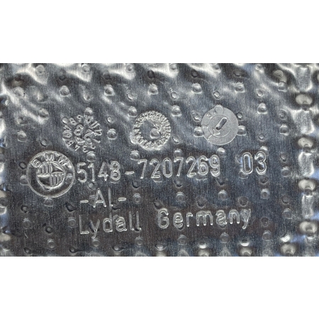 BMW 5 F10 F11 OSŁONA TERMICZNA ZDERZAKA LEWY TYŁ 7207269