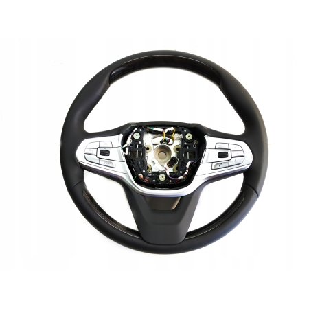 KIEROWNICA SKÓRA PIANO BLACK BMW 7 G11 G12 15-