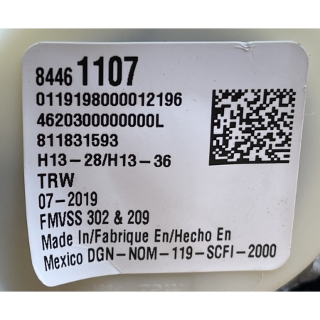 P8 GMC YUKON XL IV 2015 - PAS BEZPIECZEŃSTWA LEWY TYŁ II RZĄD 84461107