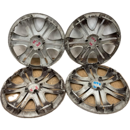 AK260 KOŁPAKI KOMPLET 15 CALI SKODA FABIA II ROOMSTER 5J0601147H ORYGINAŁ