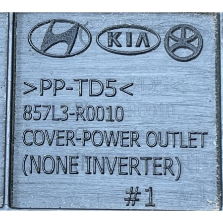 B3 KIA CARNIVAL 2020 - 3.5 GNIAZDKO OSŁONA ZAŚLEPKA 857L3-R0010
