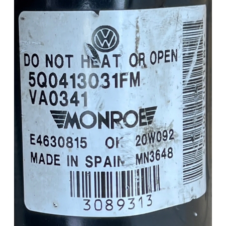 VW AUDI SEAT SKODA AMORTYZATOR PRZÓD PRZEDNI PRAWY = LEWY 5Q0413031FM