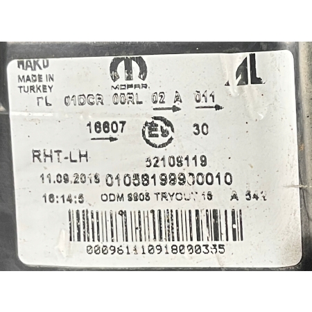 FIAT TIPO II 2 DEKIELKI KOSTKI OPRAWKA LAMPY XENON PRZÓD ORG