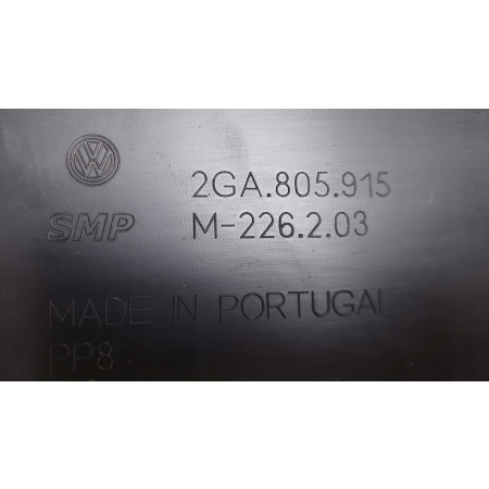 VW T-ROC LIFT 2020 - SPOILER PŁYTA POD ZDERZAK PRZÓD 2GA805915