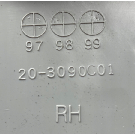 MERCEDES W124 PRAWA ZAŚLEPKA DEKIEL DEKIELEK LAMPY 20-3090C01