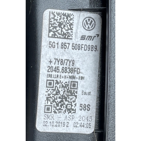 VW GOLF VII LUSTERKO ZEWNĘTRZNE PRAWE 10 PIN 5G1857508FD