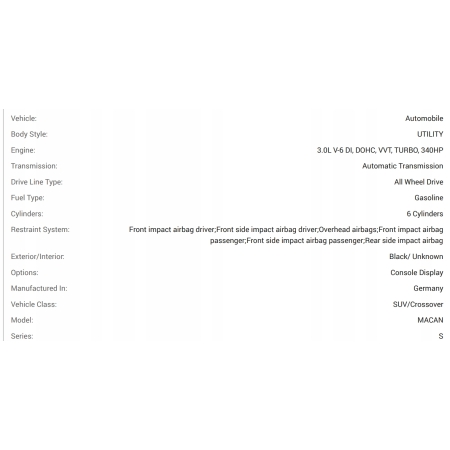 B1 PORSCHE MACAN S 3.0 V6 2015 - NASTAWNIK REDUKTORA SKRZYNI 95B927755B