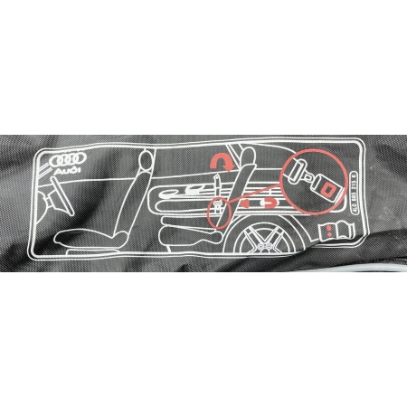 ORYGINALNY AUDI WOREK POKROWIEC TORBA NA NARTY SKI BAG 4L0885215K