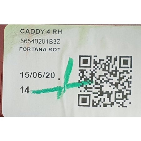 VW CADDY IV 15- OBUDOWA LUSTERKA PRAWA B3Z