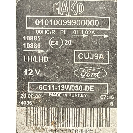FORD TRANSIT MK7 2006- REFLEKTOR LAMPA LEWA 6C11-13W030-DE 20.08.08
