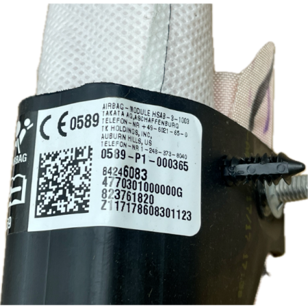 O2 CADILLAC ESCALADE IV 2014 - PRAWA KURTYNA AIRBAG PODUSZKA GM 84246083