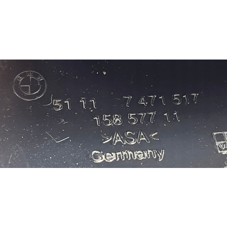 BMW 3 G20 G21 KRATKA LEWA ZDERZAKA PRZÓD 7471517