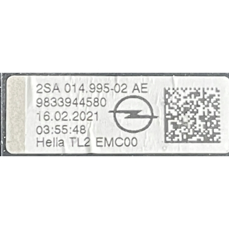 OPEL MOKKA II B 20- LAMPA PRAWA TYŁ TYLNA ORYGINAŁ 9833944580