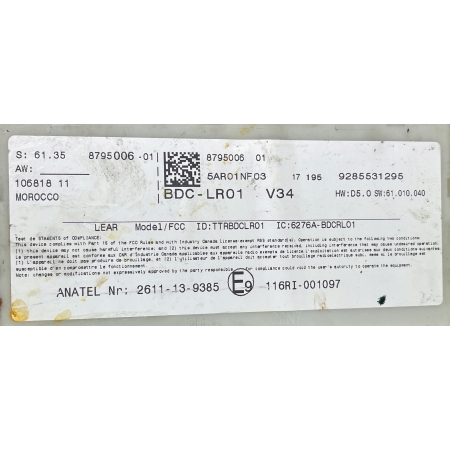 M73 MODUŁ STEROWNIK BDC FEM BMW X2 F39 8795006