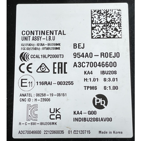 B3 KIA CARNIVAL IV 2020 - STEROWNIK MODUŁ KOMPUTER BCM 954A0-R0EJ0