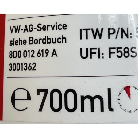 USZCZELNIACZ DO OPON AUDI SEAT SKODA 8D0012619A