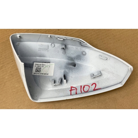 A102 VW POLO 2G 2017 - OBUDOWA LUSTERKA LEWA 2G0857537A PURE WHITE