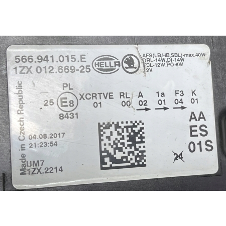 SKODA KODIAQ I LAMPA LEWA PRZÓD FULL LED 566941015E
