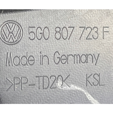 ORYGINAŁ ŚLIZG ZDERZAKA LEWY PRZÓD VW GOLF VII 5G0807723F