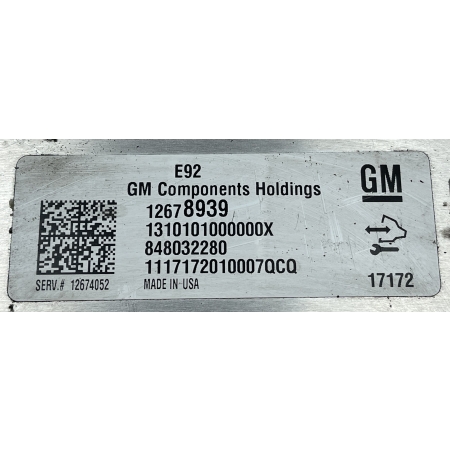 O2 CADILLAC ESCALADE IV 2014- STEROWNIK MODUŁ ECU SILNIKA 12678939