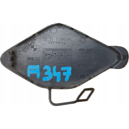 A347 ZAŚLEPKA HAKA ZDERZAKA PRZÓD BMW F30 F31 LIFT 7386141