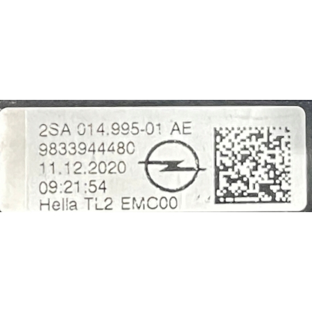 OPEL MOKKA II B 20- LAMPA LEWA TYŁ TYLNA ORYGINAŁ 9833944480