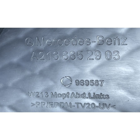 MERCEDES E-KLASA W213 LIFT 20- KRATKA ZDERZAKA LEWA PRZÓD A2138852903