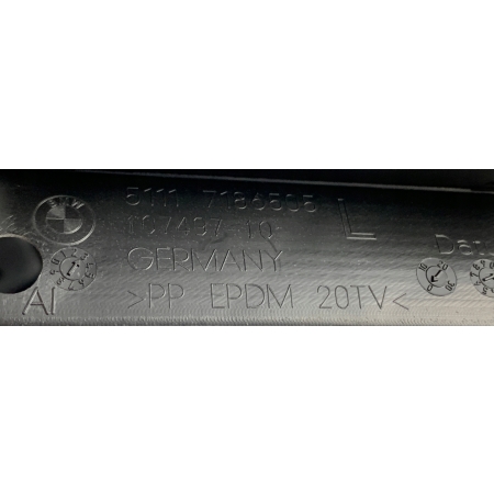 BMW 7 F01 F02 F04 ORYGINALNA KRATKA ZDERZAKA LEWA 7186505 ORYGINAŁ