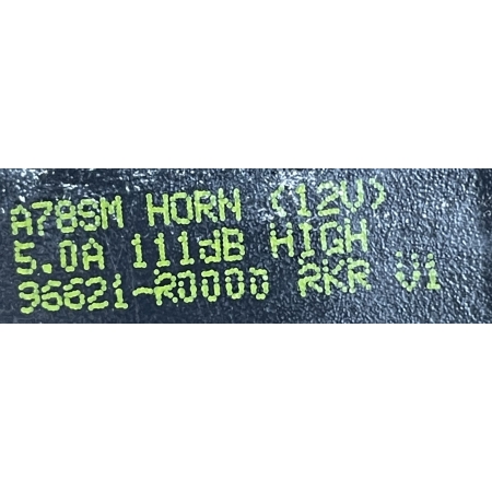 B3 KIA CARNIVAL IV 2020 - KLAKSON SYGNAŁ WYSOKOTONOWY 96621-R0000