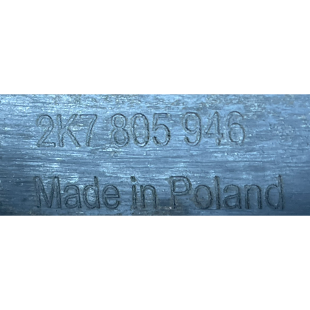 CONNECT MK3 VW CADDY V CHLAPACZ SPOILER NADKOLA PRAWY PRZÓD 2K7805946