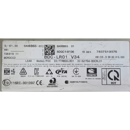 M48 MODUŁ STEROWNIK BDC FEM BMW 1 F20 MINI 5A0BB65